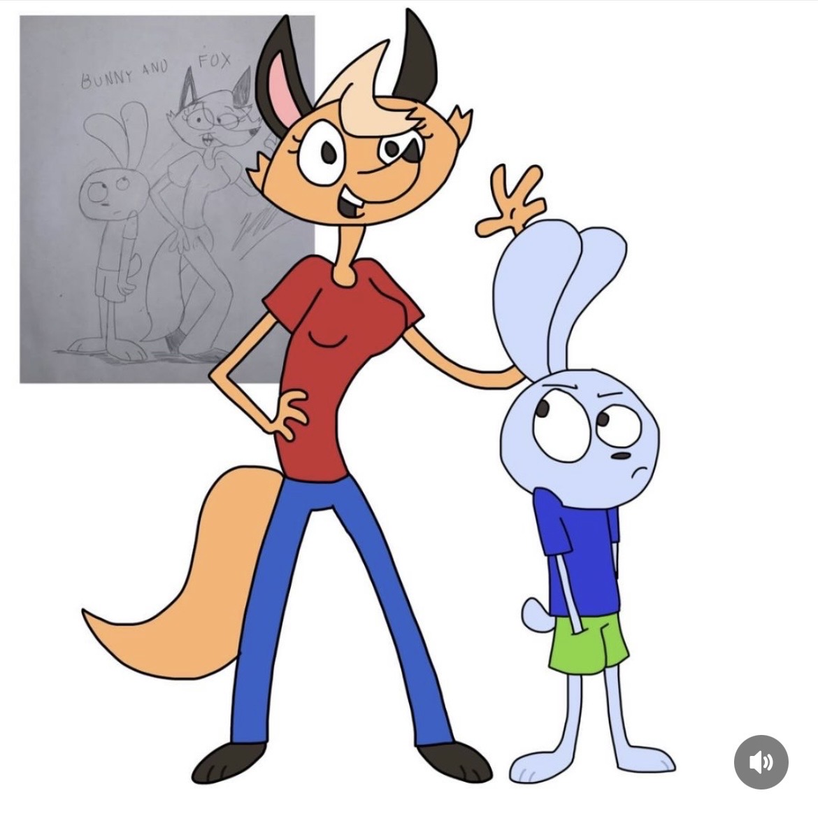 Fox X Rabbit Fox and Bunny (by Anwism) by Domono08 on DeviantArt