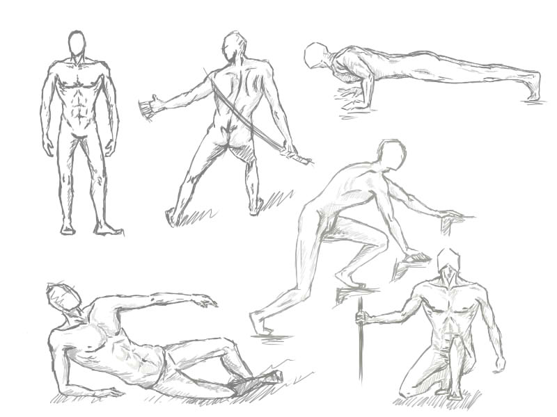 Poses #1 - Male