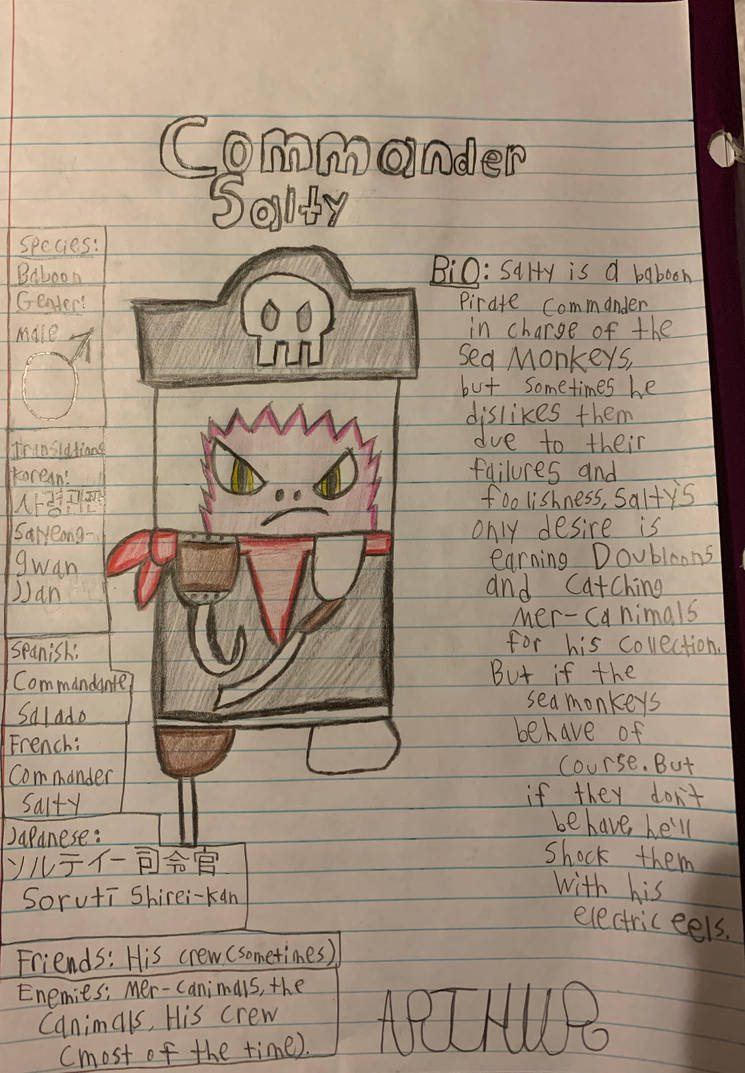 Canimals- Commander Salty by Shriff-Arty on DeviantArt