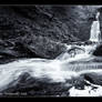 Pistyll Rhaeadr in B+W