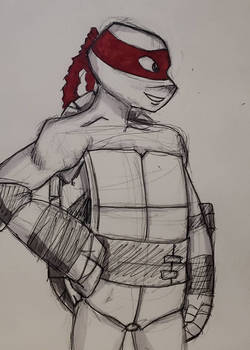 Raphael Sketch (TMNT 2012)