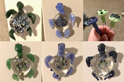 Glass Sea Turtles