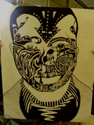 self portrait tribal