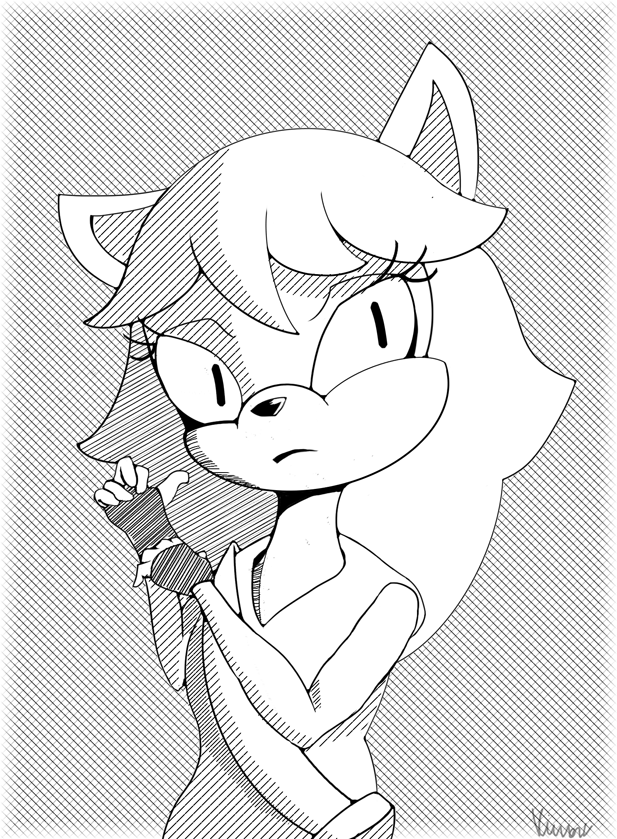 ART TRADE Unique the Hedgehog