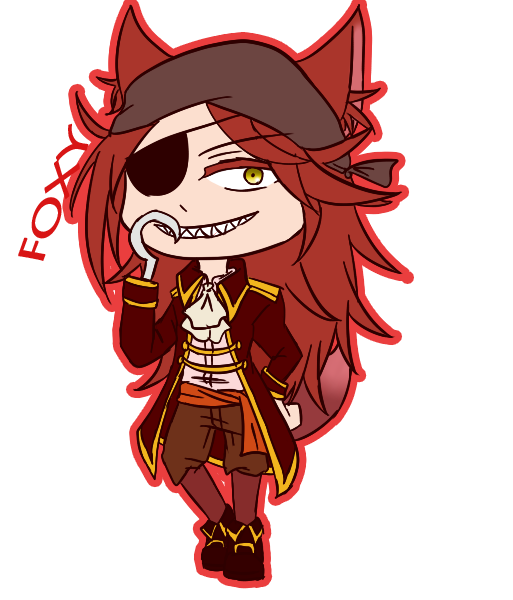 Foxy Humanized FNAF Foxy Humanized Chibi by peggy8704 on DeviantArt