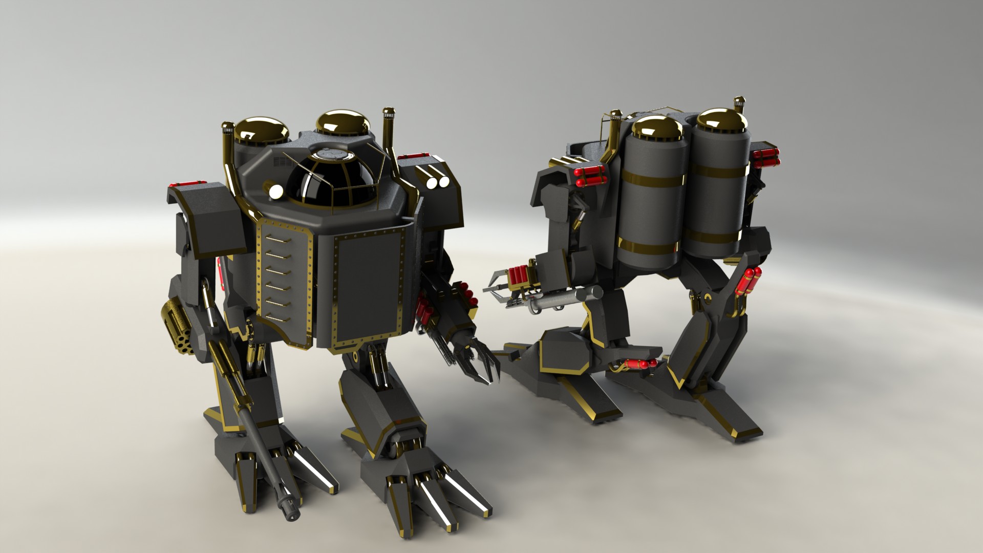 Steam mecha