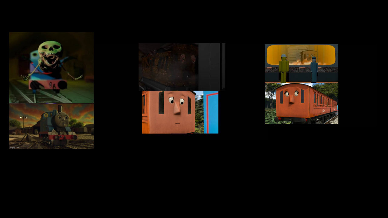 Thomas Annie and Clarabel react to their deaths