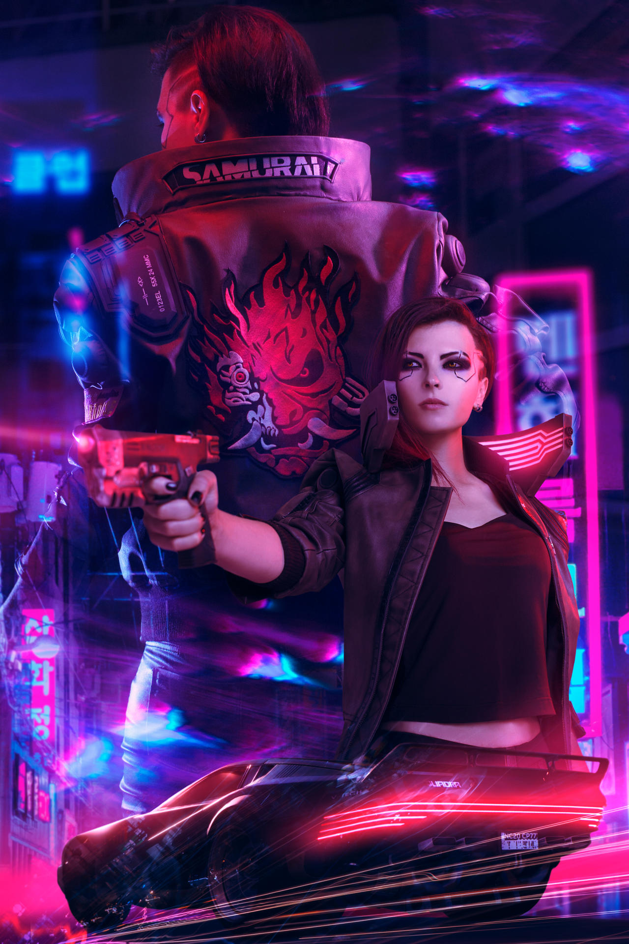 Cosplay poster Cyberpunk 2077 by Katfromrivia on DeviantArt