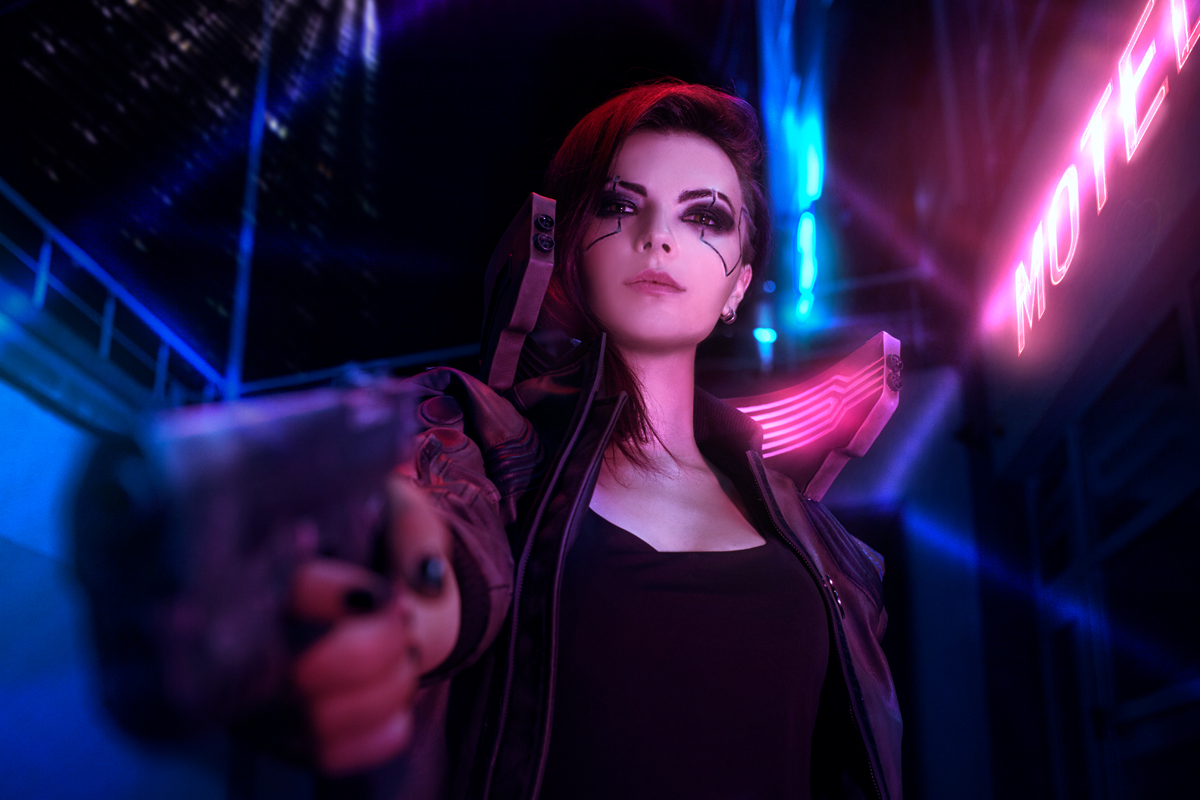 V cosplay Cyberpunk 2077