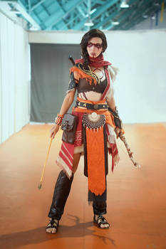Kassandra Eagle Bearer cosplay Artemis armor