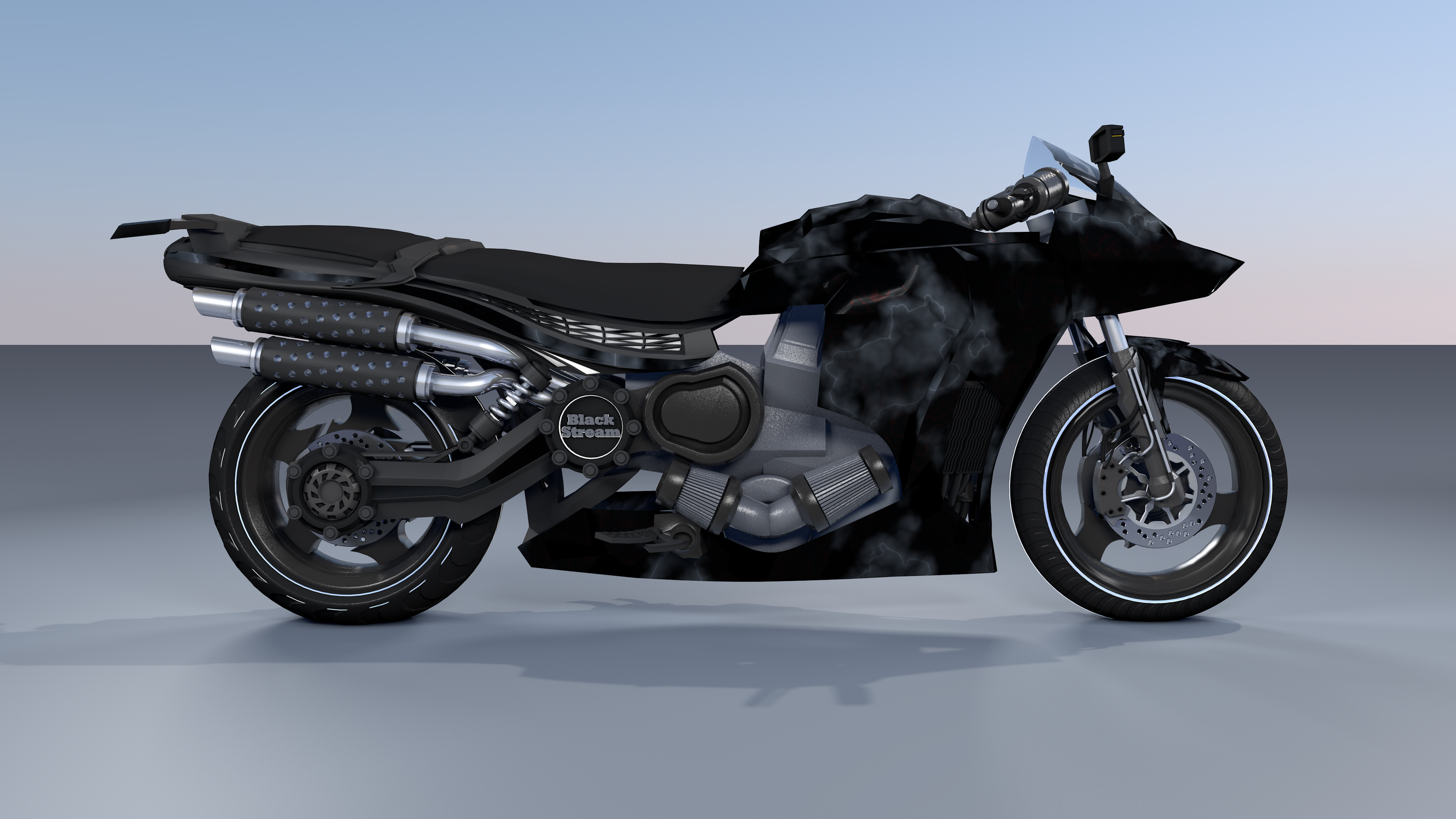 MOTORCYCLE - RedStream - side WIP