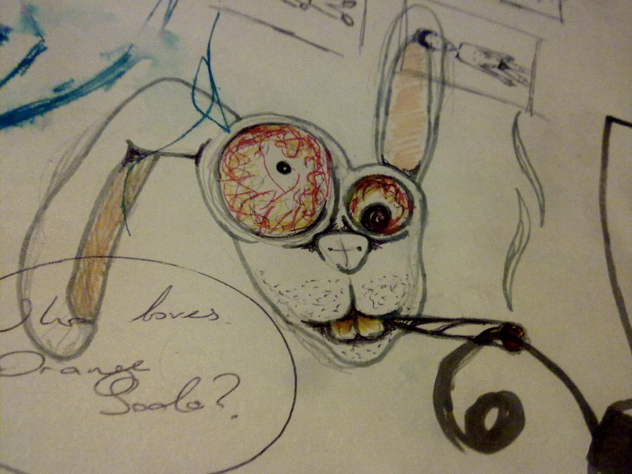 stoned bunny by sillymoo85 on DeviantArt