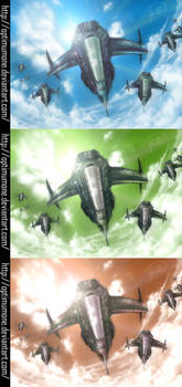 Sky War: 3 Different Colors