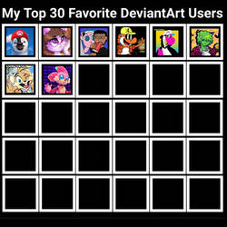 My 30 Favorite DA Users (WIP)
