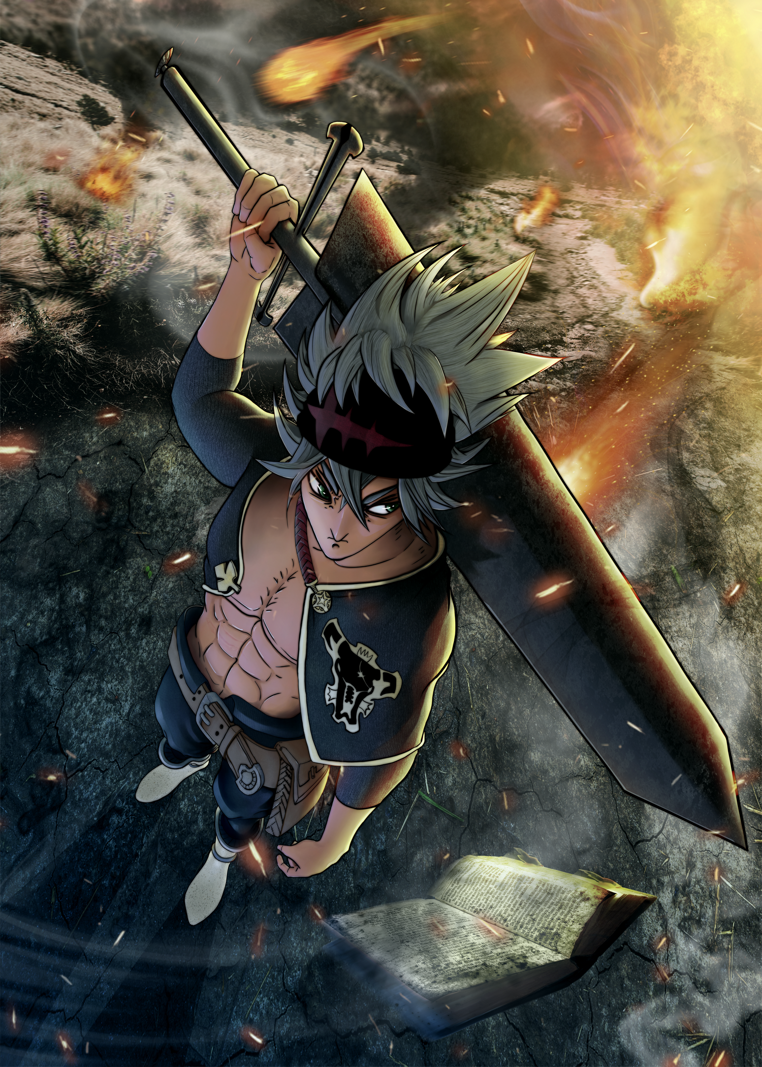 HD wallpaper Anime, Black Clover, Asta (Black Clo by jjj123k on DeviantArt