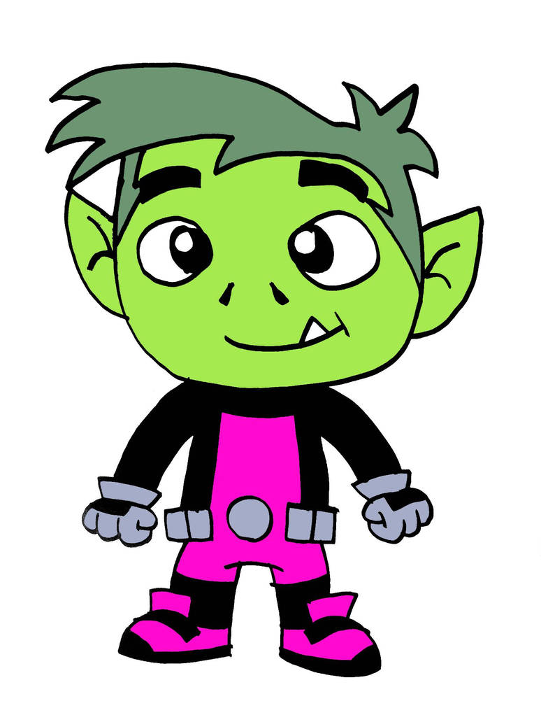 My drawing of Beast Boy by EvyOriginal on DeviantArt