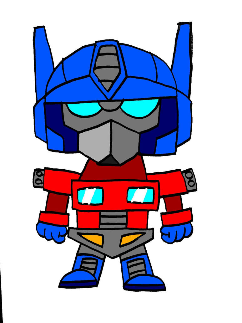 My drawing of Optimus Prime by EvyOriginal on DeviantArt