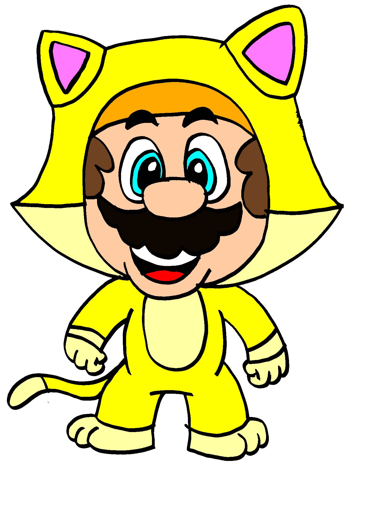 My Drawing Of Cat Mario By EvyOriginal On DeviantArt my-drawing-of-cat-mario-by-evyoriginal-on-deviantart