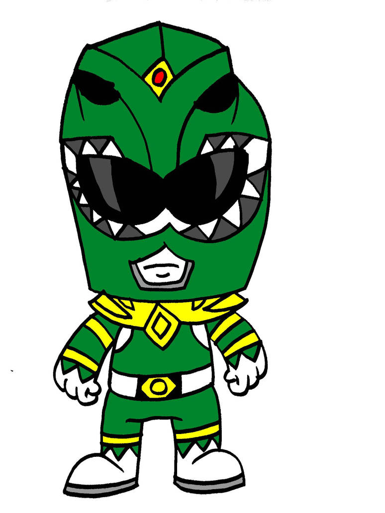My drawing of the green Power Ranger by EvyOriginal on DeviantArt