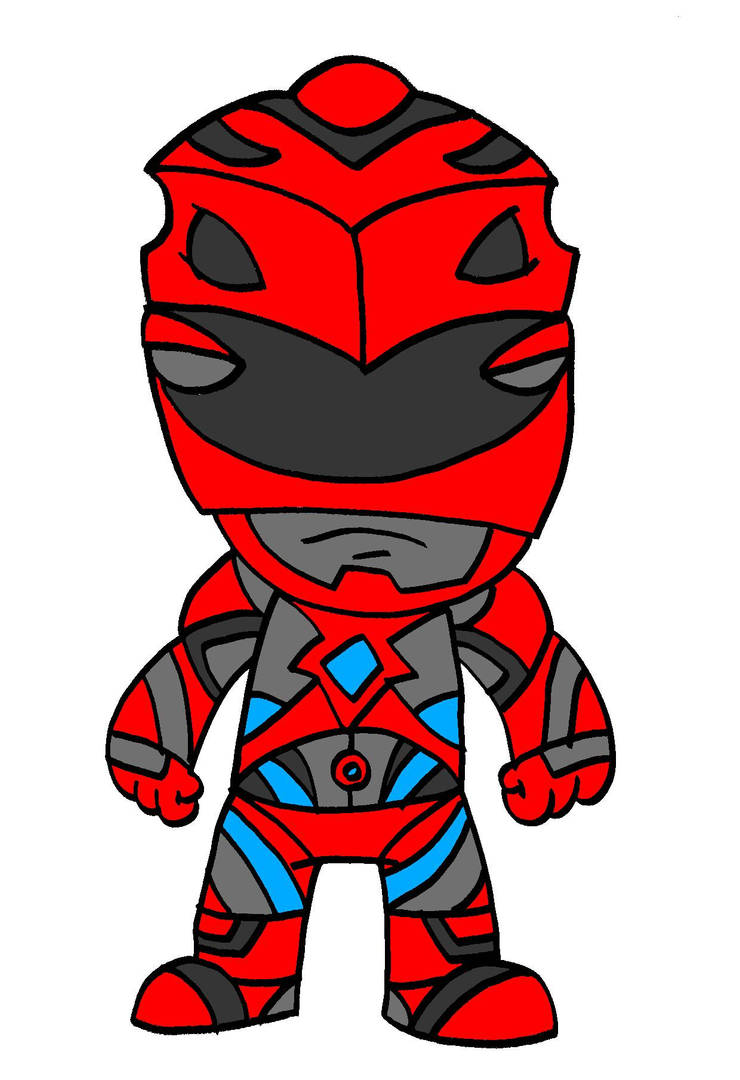 My drawing of The Red Ranger by EvyOriginal on DeviantArt