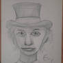 My sketch of Willy Wonka 