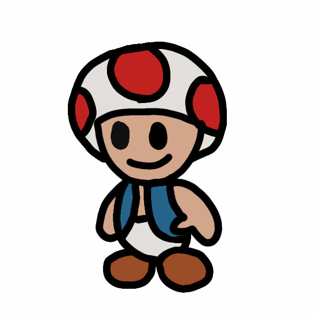 My drawing of Toad by EvyOriginal on DeviantArt