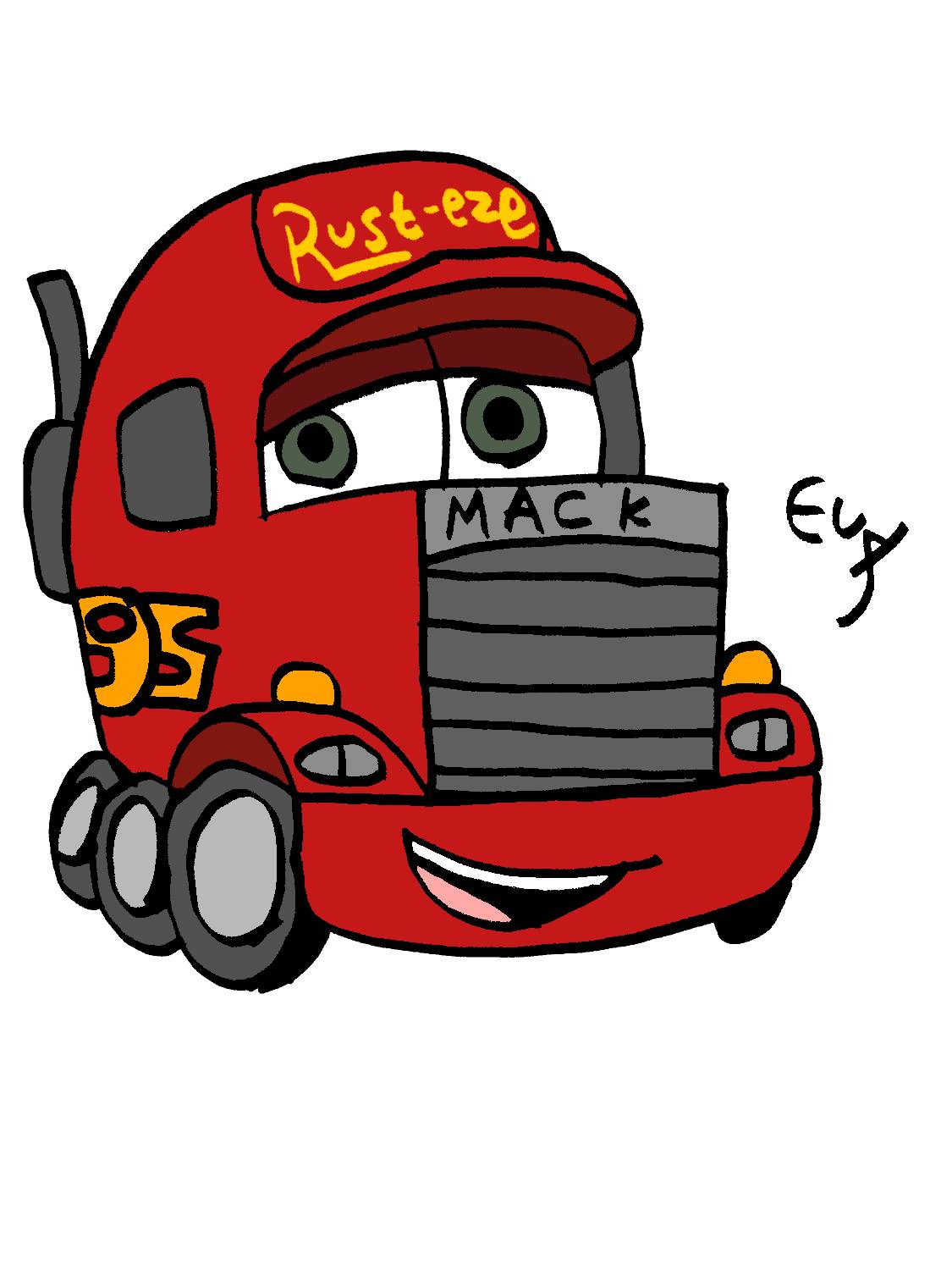 Mack Cars Deviantart How To Draw Mack From Cars