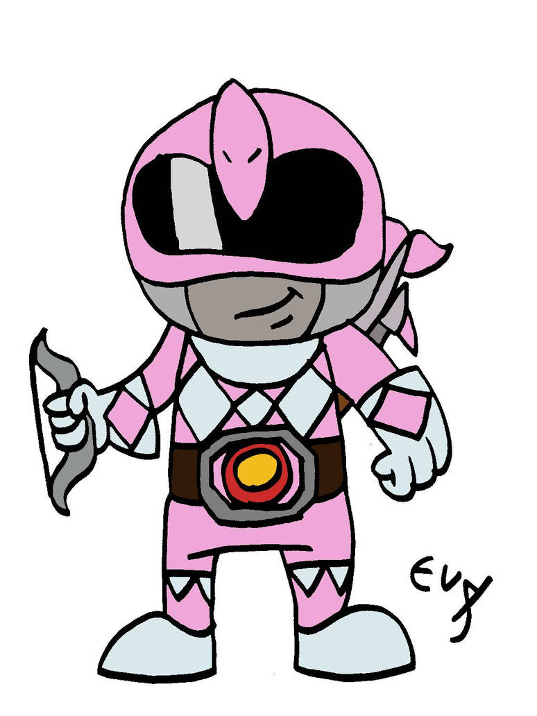 Pink Ranger Side View My drawing of the Pink Ranger by EvyOriginal on DeviantArt