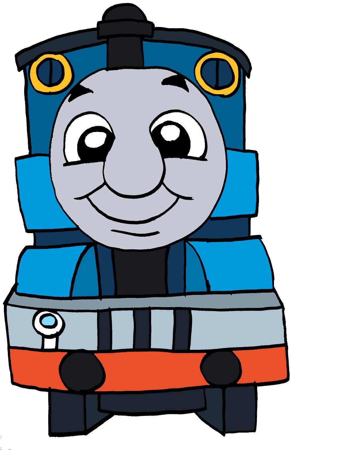 Thomas Drawing Deviantart My drawing of Thomas by EvyOriginal on DeviantArt