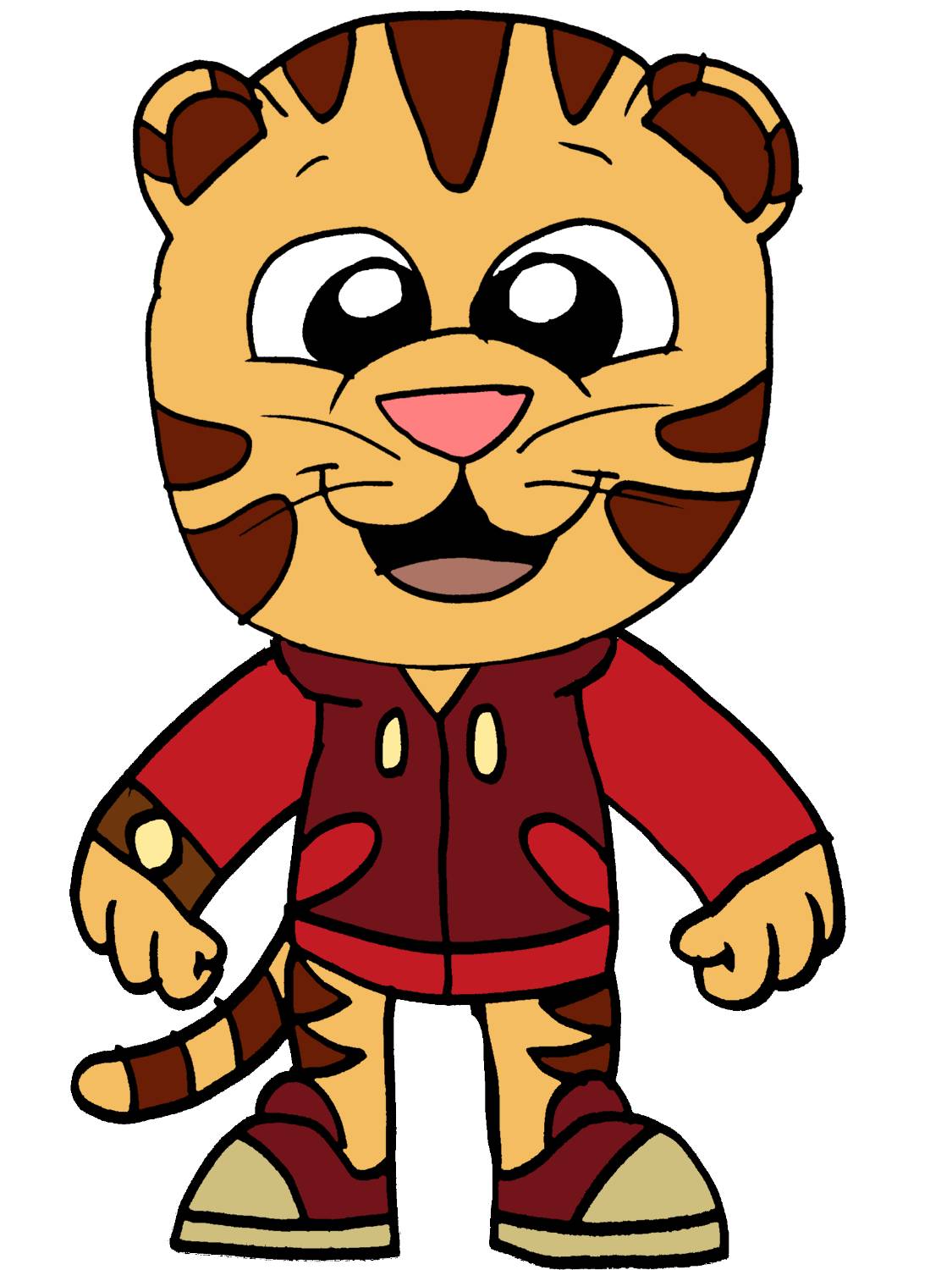 Daniel Tiger Deviantart My drawing of Daniel Tiger by EvyOriginal on DeviantArt