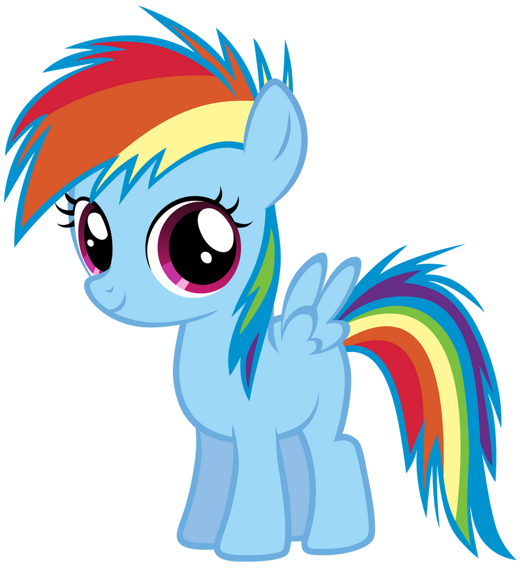 Young Rainbow Dash