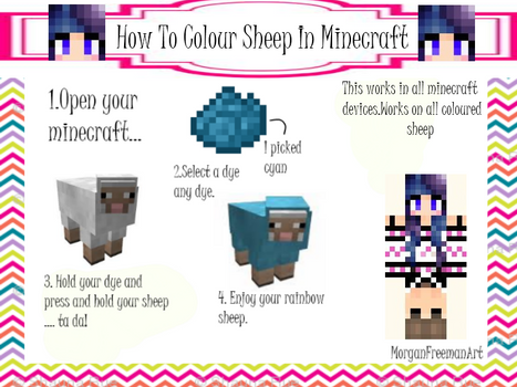 How To Colour Sheep In Minecraft