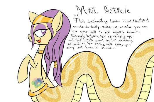 MLP Lamia Pit Group Mascot: Mist Reticle