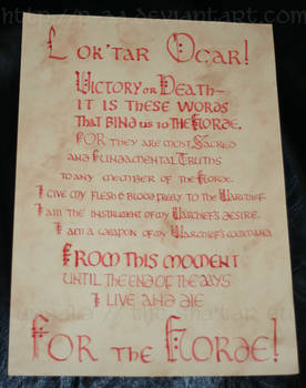The Horde Oath