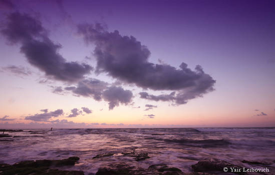 Purple clouds