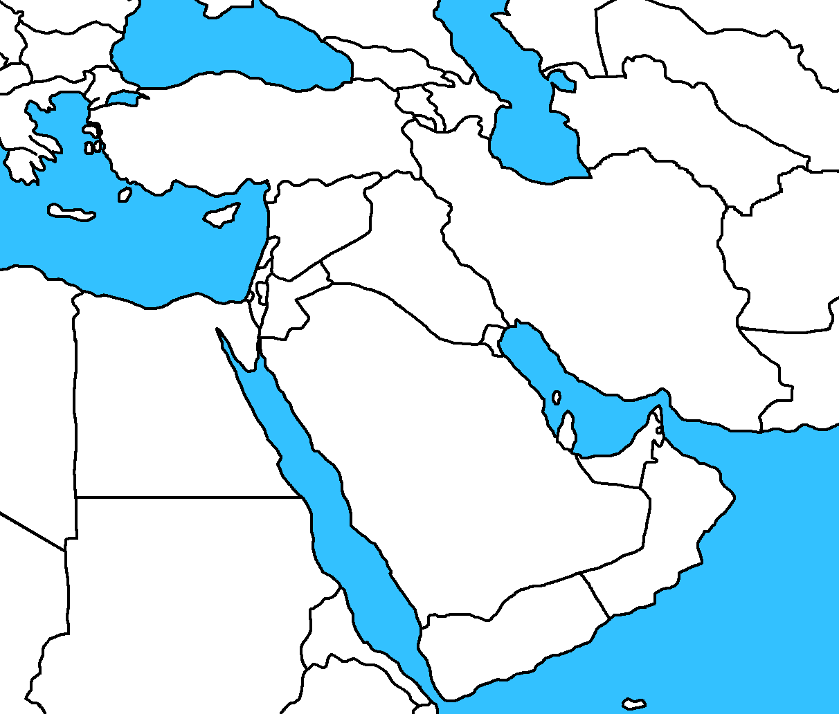 Map Of The Middle East (2022) by MountainDewMauiBlast on DeviantArt