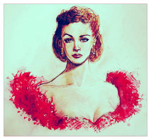 Scarlett -sketchy watercolors-