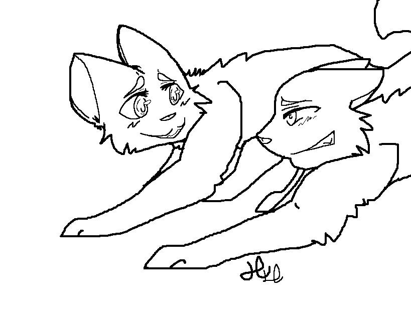 C Mon Lets Go Warrior Cats Lineart By Sunnwind On Deviantart C Mon Lets Go Warrior Cats Lineart By Sunnwind On Deviantart
