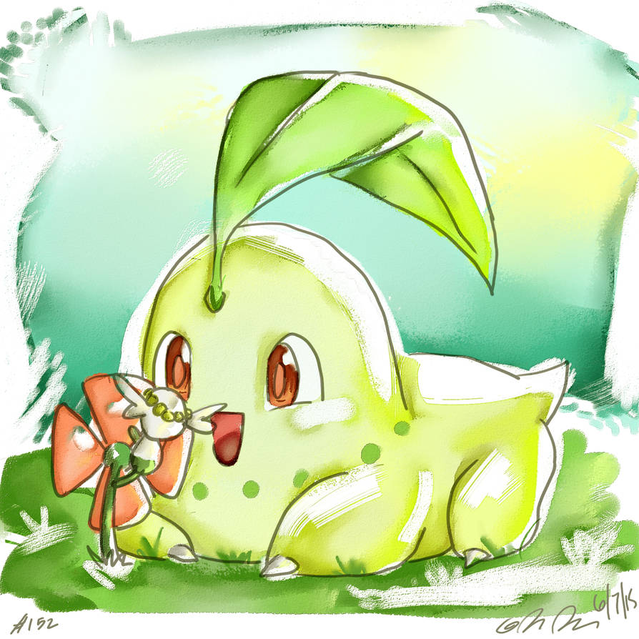 Chikorita By Remember2fly1 On DeviantArt chikorita-by-remember2fly1-on-deviantart