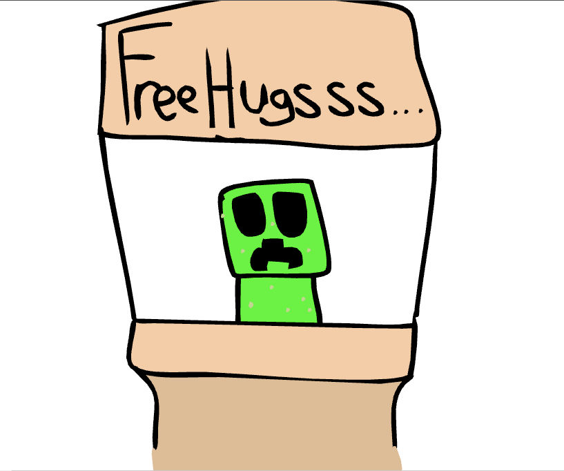 Hug Smp Minecraft Minecraft free hugs by mrbumb on DeviantArt