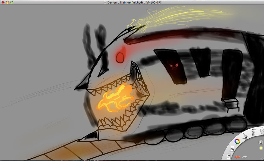 Train Engineer Devil Demonic Train by mrbumb on DeviantArt