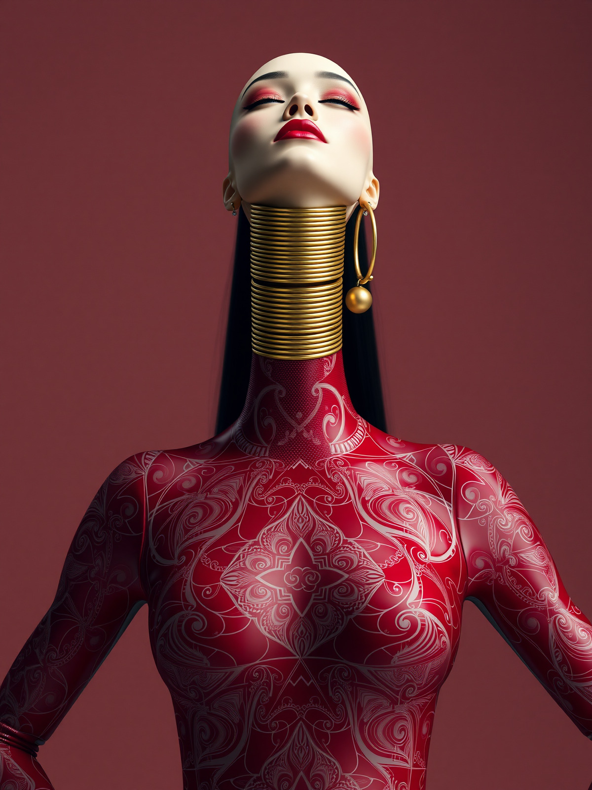 Neck Rings Modern Modern Asian Neck Rings 6 by DryNDeviant on DeviantArt