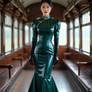 Latex Cheongsam Mermaid Dress