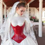 The Latex Bride with the Red Corset