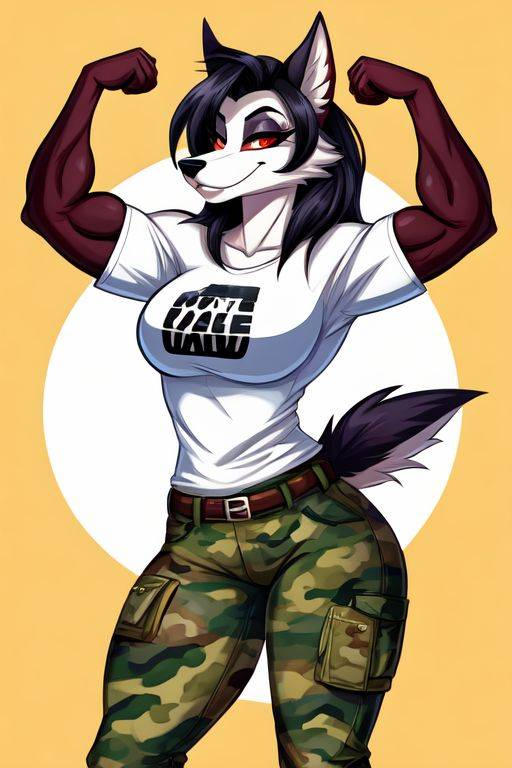 Hell Buff Human Buff Hellhound Girl by Blackdelta7 on DeviantArt