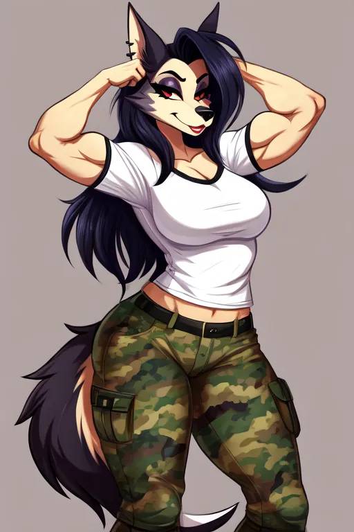 Hell Buff Human Buff Hellhound Girl 2 by Blackdelta7 on DeviantArt