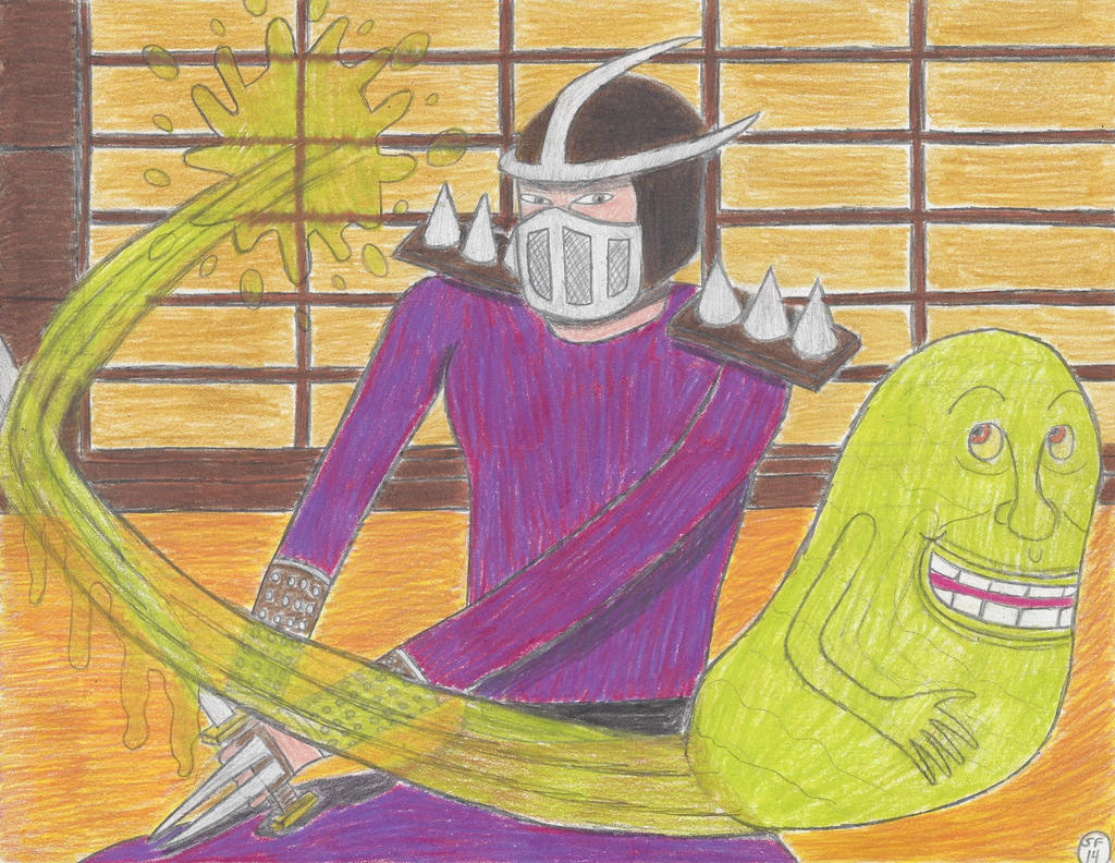 Shredder Gets Slimed (TMNT and GB)