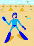 Mega Man (Egypt: Day - Mega Man IV) by SunfireRanger