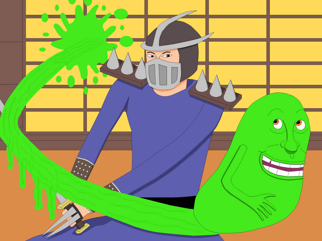 Shredder Gets Slimed (Remastered) by SunfireRanger on DeviantArt