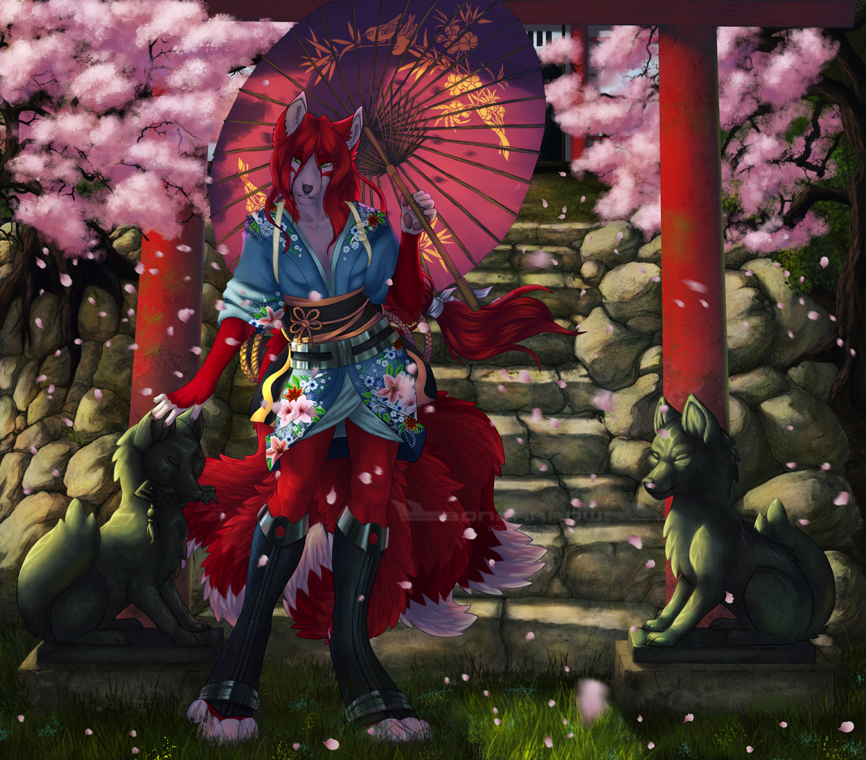 Kitsune and the shrine